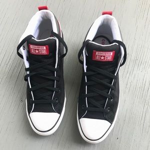 Chuck Taylor Converse Mid Black/Red/White